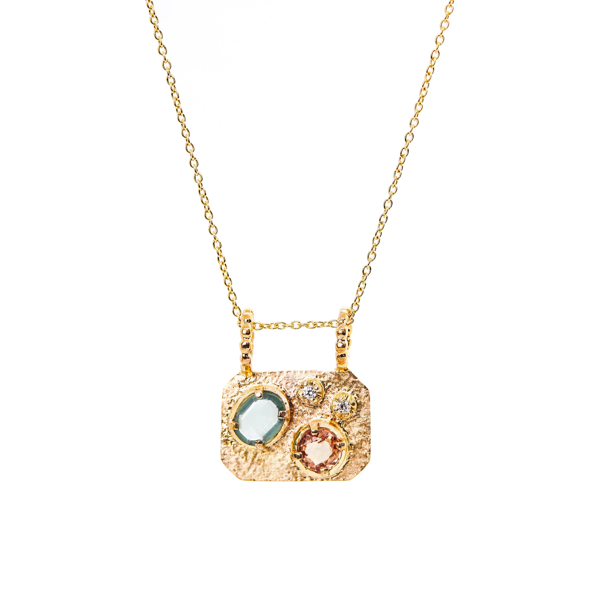 Medley Pendant No. 5 Necklace (Octagon), Solid Gold | ONE-OF-A-KIND