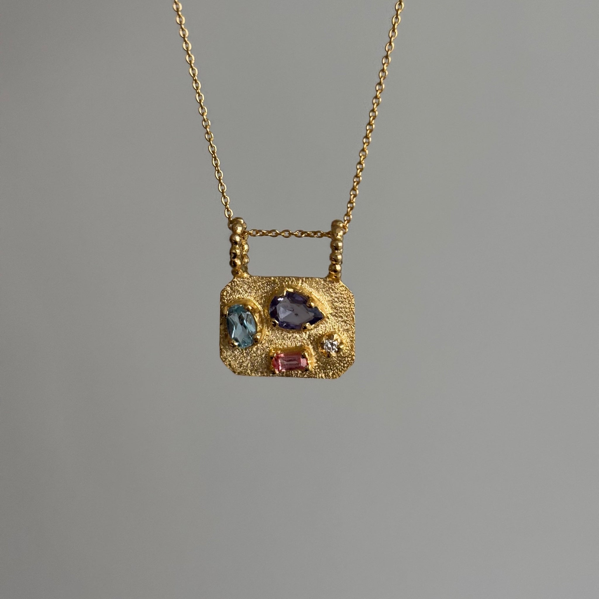 Medley Pendant No. 17 Necklace (Octagon), Solid Gold | ONE-OF-A-KIND