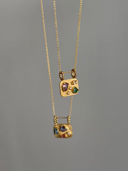 Medley Pendant No. 17 Necklace (Octagon), Solid Gold | ONE-OF-A-KIND