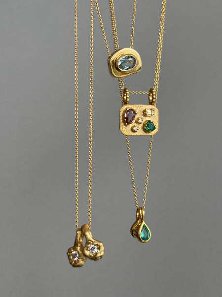 Medley Pendant No. 17 Necklace (Octagon), Solid Gold | ONE-OF-A-KIND