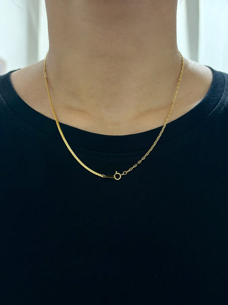 Medley Chain Necklace No. 1, Solid 14k Gold | ONE-OF-A-KIND