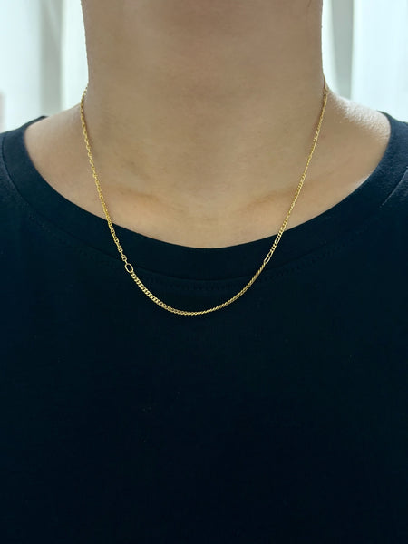 Medley Chain Necklace No. 1, Solid 14k Gold | ONE-OF-A-KIND