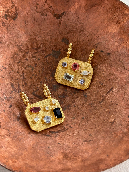 Medley Pendant No. 22 Necklace (Octagon), Solid Gold | ONE-OF-A-KIND