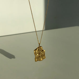 Fragment Pendant Necklace, Solid Gold