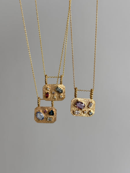 Medley Pendant No. 20 Necklace (Octagon), Solid Gold | ONE-OF-A-KIND