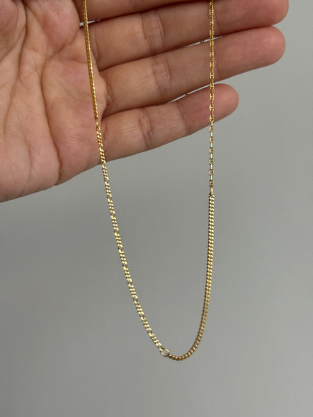 Medley Chain Necklace No. 1, Solid 14k Gold | ONE-OF-A-KIND