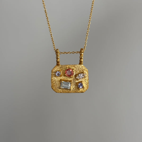 Medley Pendant No. 21 Necklace (Octagon), Solid Gold | ONE-OF-A-KIND