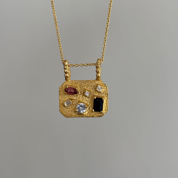 Medley Pendant No. 22 Necklace (Octagon), Solid Gold | ONE-OF-A-KIND