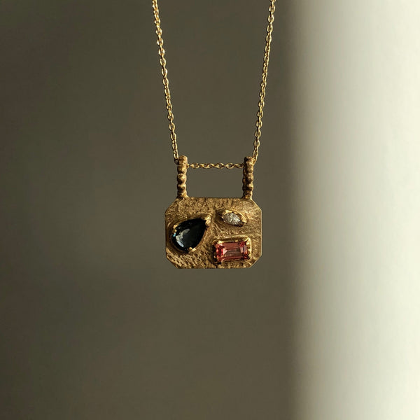 Medley Pendant No. 6 Necklace (Octagon), Solid Gold | ONE-OF-A-KIND