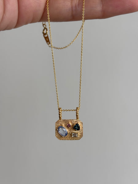 Medley Pendant No. 20 Necklace (Octagon), Solid Gold | ONE-OF-A-KIND