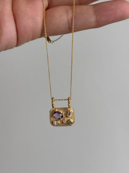 Medley Pendant No. 18 Necklace (Octagon), Solid Gold | ONE-OF-A-KIND