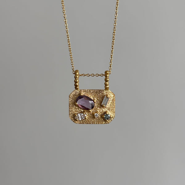 Medley Pendant No. 18 Necklace (Octagon), Solid Gold | ONE-OF-A-KIND