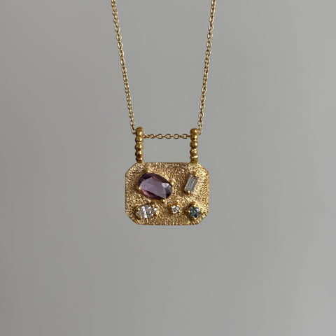 Medley Pendant No. 18 Necklace (Octagon), Solid Gold | ONE-OF-A-KIND