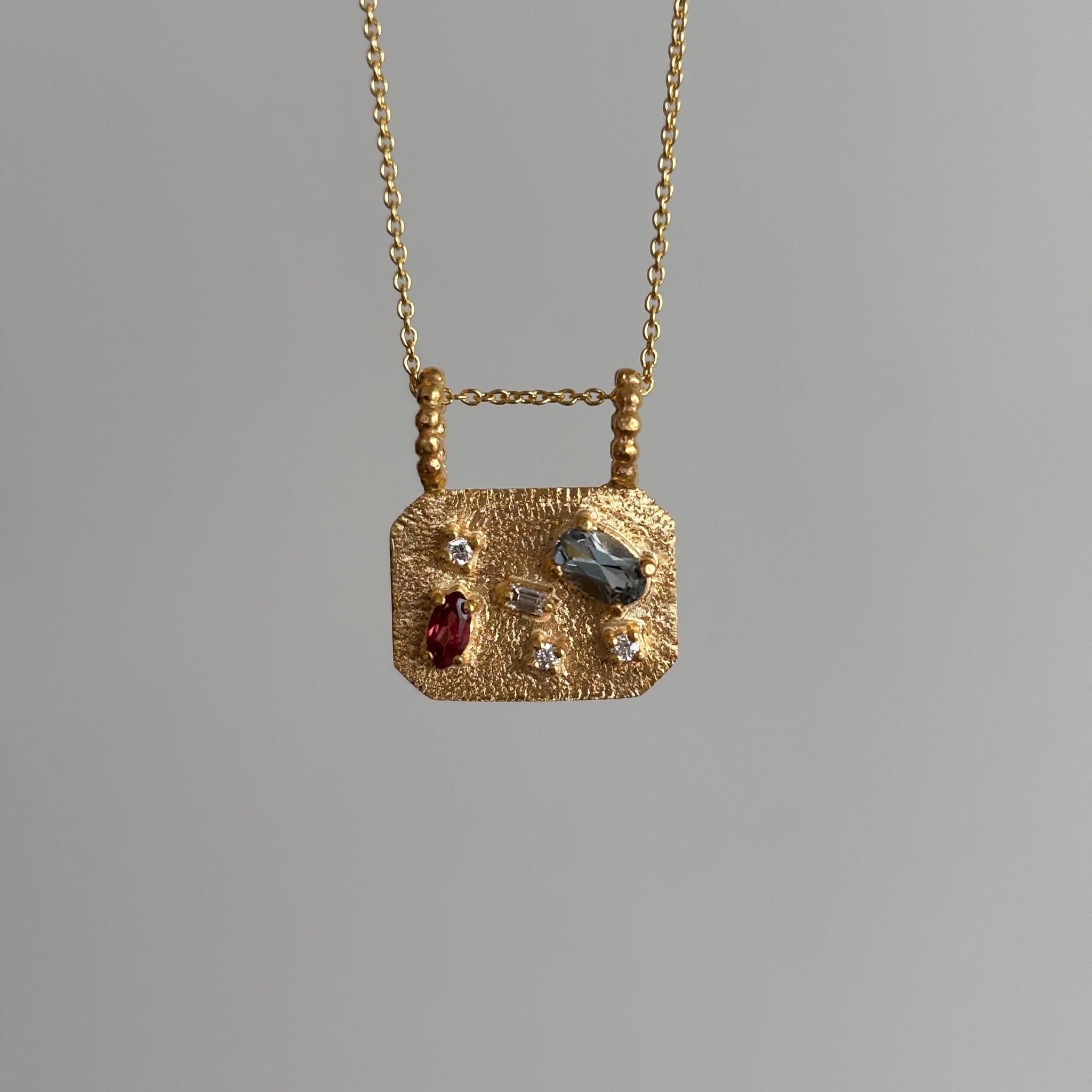 Medley Pendant No. 19 Necklace (Octagon), Solid Gold | ONE-OF-A-KIND