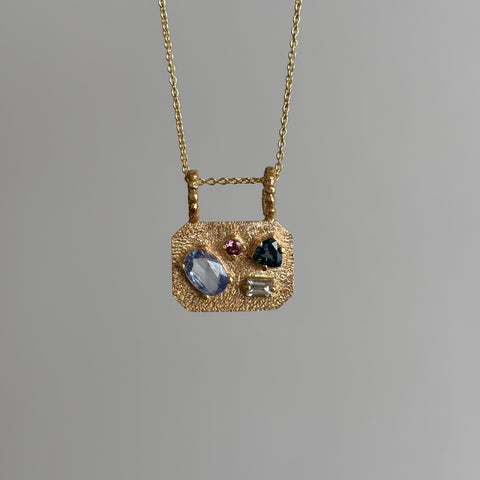 Medley Pendant No. 20 Necklace (Octagon), Solid Gold | ONE-OF-A-KIND