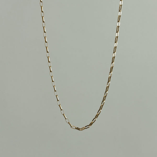 Everyday Oval Rolo Chain Necklace / Bracelet, Solid 14k Gold