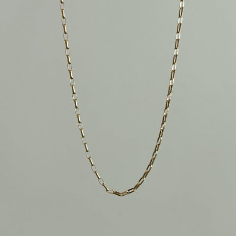 Everyday Oval Rolo Chain Necklace / Bracelet, Solid 14k Gold