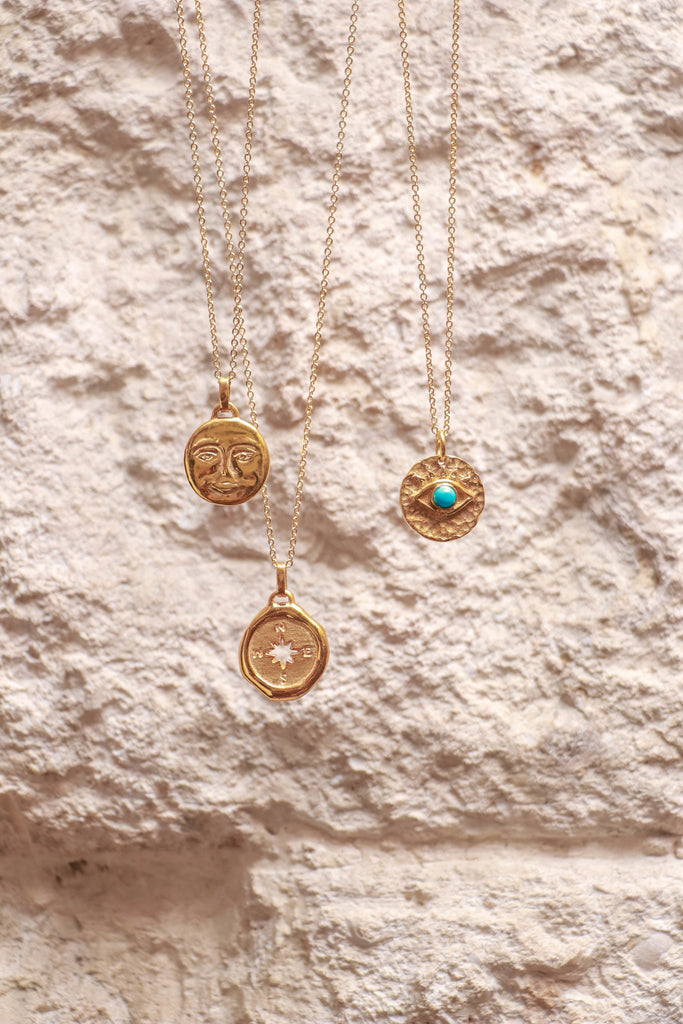 Buy Rose Gold Compass Necklace - Direction of Life & I'd Be Lost Without  You [ROSA Vila] Online at desertcartINDIA