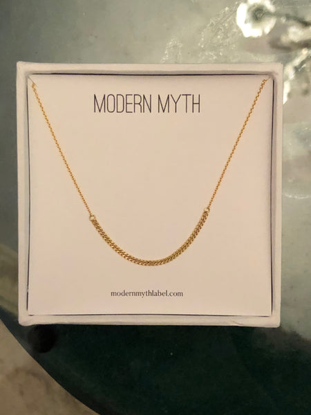 Mixed Chains Necklace, Solid 18k Gold