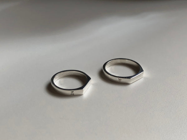 Flat Top Band Ring, Solid 14k Gold (5396152942636)